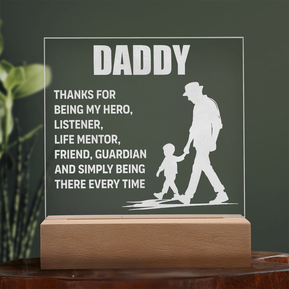 Engraved Acrylic Plaque- a Wonderful Message