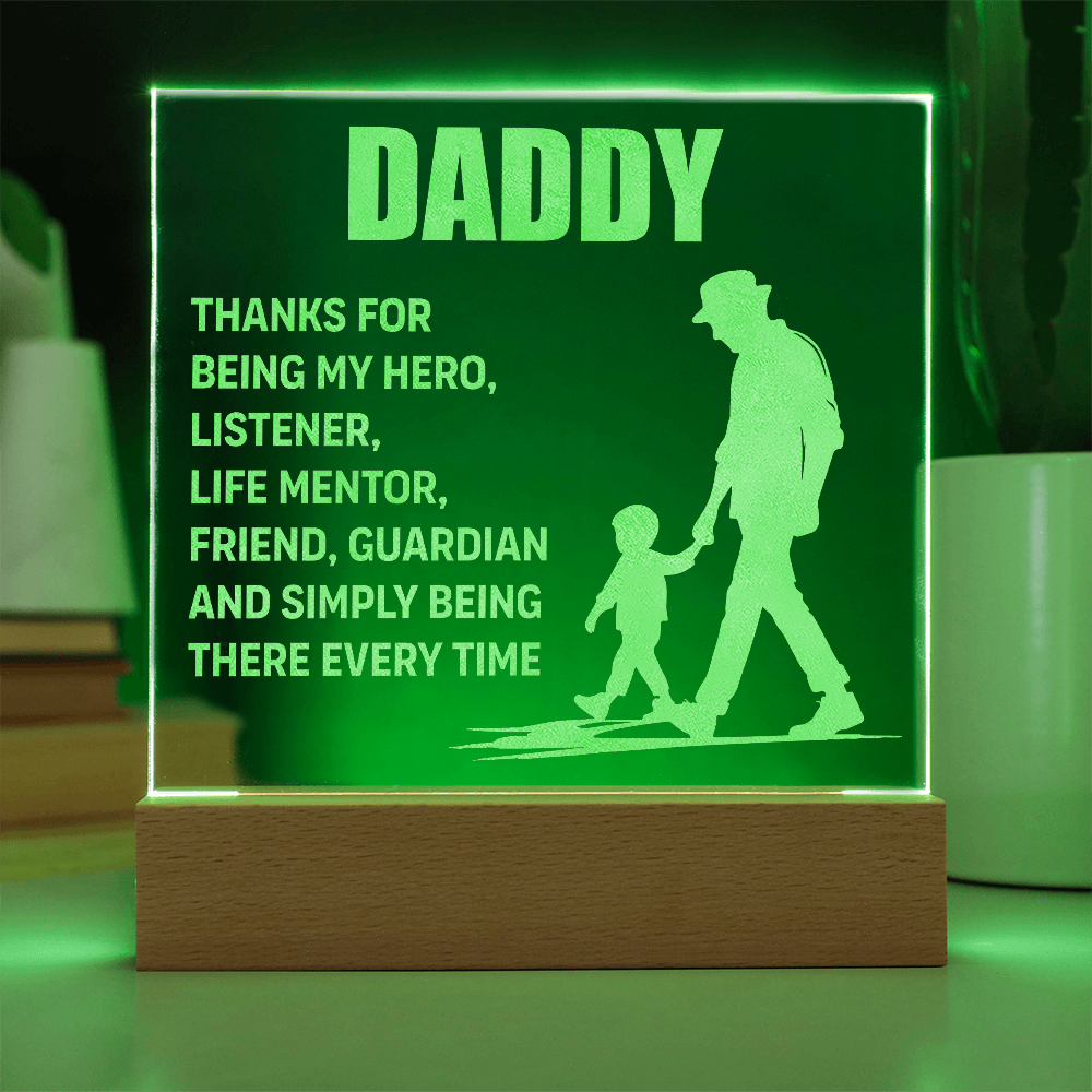 Engraved Acrylic Plaque- a Wonderful Message