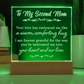 To My Second Mom Your love has embraced me ...- Engraved Acrylic LED Base Dome Plaque- a Gift for Mom/Mothers.