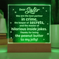 Dear Sister, You are the best partner in Crime ...- Engraved Acrylic LED Base Dome Plaque- a Gift for Sisters.
