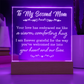 To My Second Mom Your love has embraced me ...- Engraved Acrylic LED Base Dome Plaque- a Gift for Mom/Mothers.