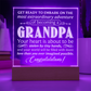 To Grandpa to Be Engraved Acrylic Square Plaque- a Gift for a Grandfather/Grandpa.