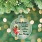 Acrylic Bulb Ornament- A Gift for Grandmother