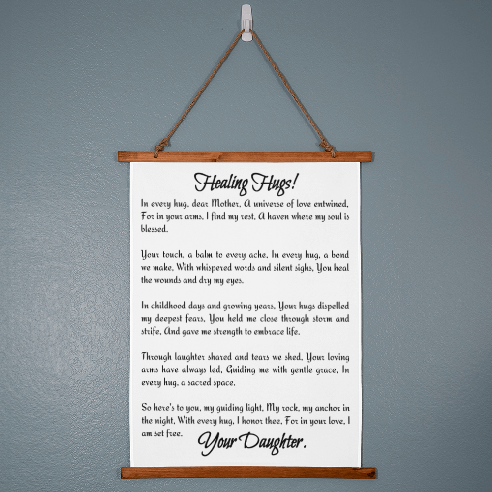 Healing Hugs- A Heartfelt Message from a Daughter to Mom- A Gift for Mothers.