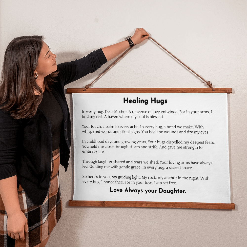 Healing Hugs- A Heartfelt Message from a Daughter to Mom- A Gift for Mothers.