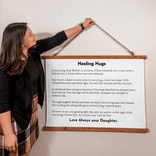 Healing Hugs- A Heartfelt Message from a Daughter to Mom- A Gift for Mothers.