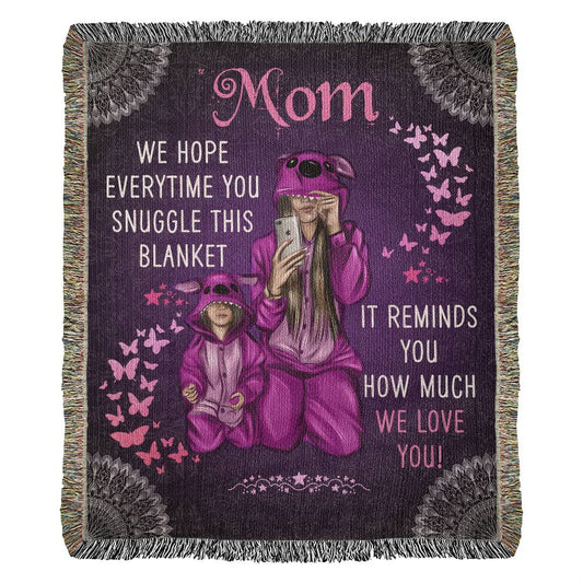 Embrace of Love: The Heirloom Woven Blanket for Mom