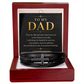 To My Dad Men's Cross Bracelet a Gift for Fathers/Sons/Dads.