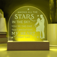 Among All the Stars in the Sky...Engraved Acrylic Dome Plaque a Gift for Husbands/Wives/Girlfriends,