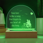 Your Love is like a Song that Lingers... Engraved Acrylic Dome Plaque - A Gift for Husbands/Wives/Girlfriends.