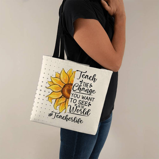 A Classic Teacher Yellow Tote Bag- a Gift for Teachers/Fathers/Mothers/Sons/Daughters.