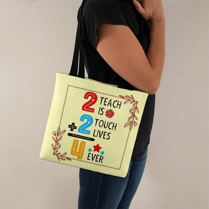 A Number Teacher Classic Yellow Tote Bag- a Gift for Teachers/Fathers/Mothers.