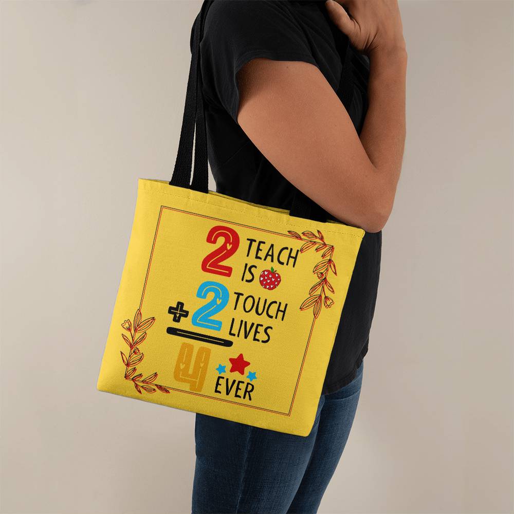 A Number Teacher Classic Yellow Tote Bag- a Gift for Teachers/Fathers/Mothers.