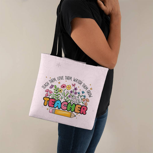 A Classic Teacher Pink Tote Bag-  a Gift for Teachers/Fathers/Mothers/Sons/Daughters.