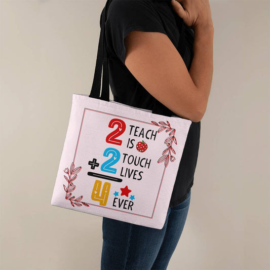 A Number Teacher Classic Pink Tote Bag- a Gift for Teachers/Fathers/Mothers.