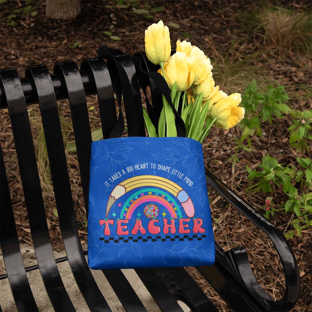 A Classic Teacher Green Tote Bag-  a Gift for Teachers/Fathers/Mothers/Sons/Daughters.