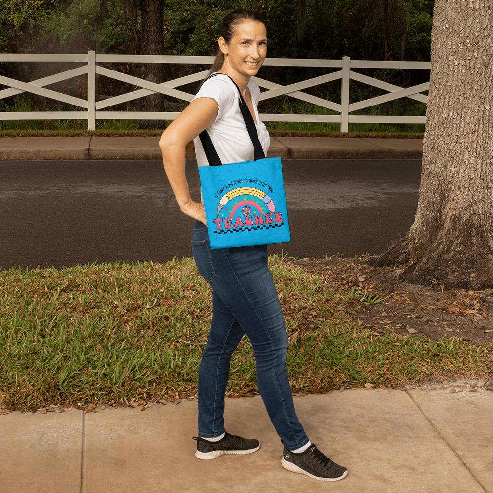 A Classic Teacher Blue Tote Bag- a Gift for Teachers/Fathers/Mothers/Sons/Daughters.