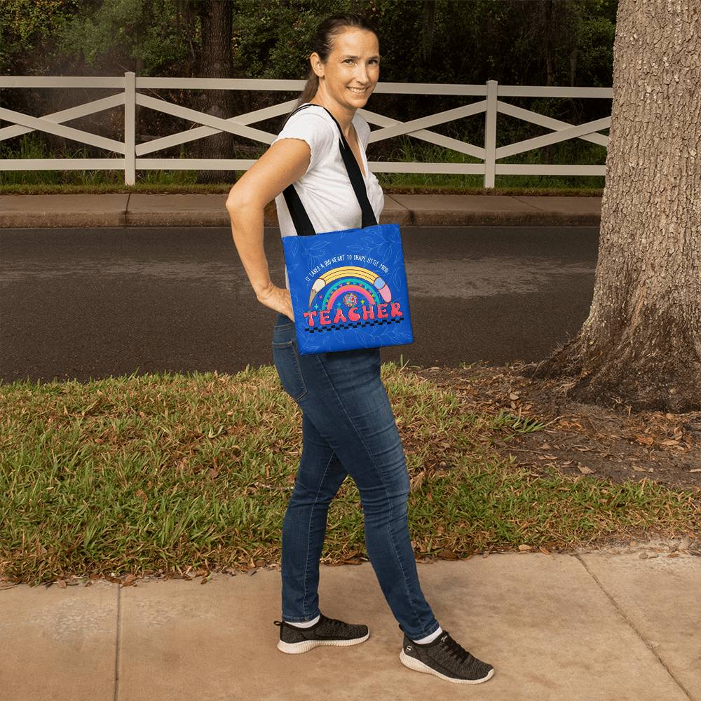 A Classic Teacher Green Tote Bag-  a Gift for Teachers/Fathers/Mothers/Sons/Daughters.