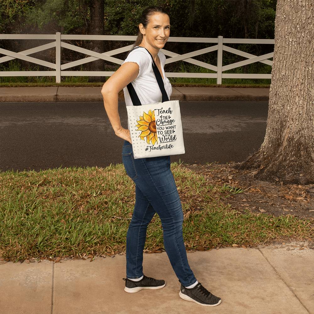 A Classic Teacher Yellow Tote Bag- a Gift for Teachers/Fathers/Mothers/Sons/Daughters.