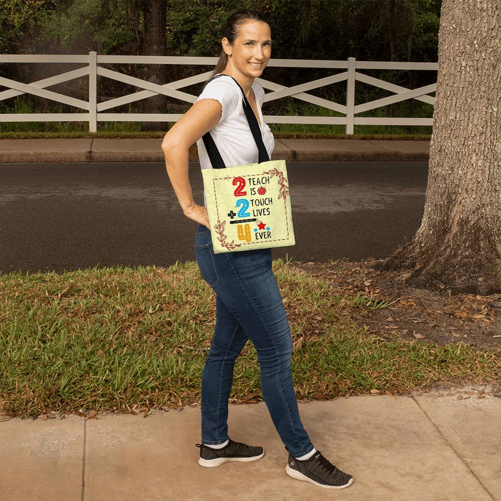 A Number Teacher Classic Yellow Tote Bag- a Gift for Teachers/Fathers/Mothers/Daughters/Sons.