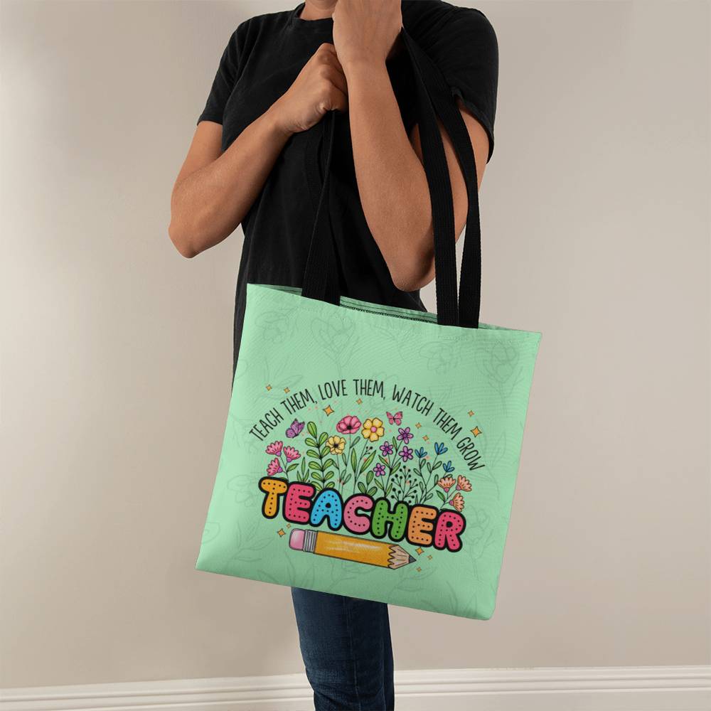 A Classic Teacher Green Tote Bag- a Gift for Teachers/Fathers/Mothers/Sons/Daughters.