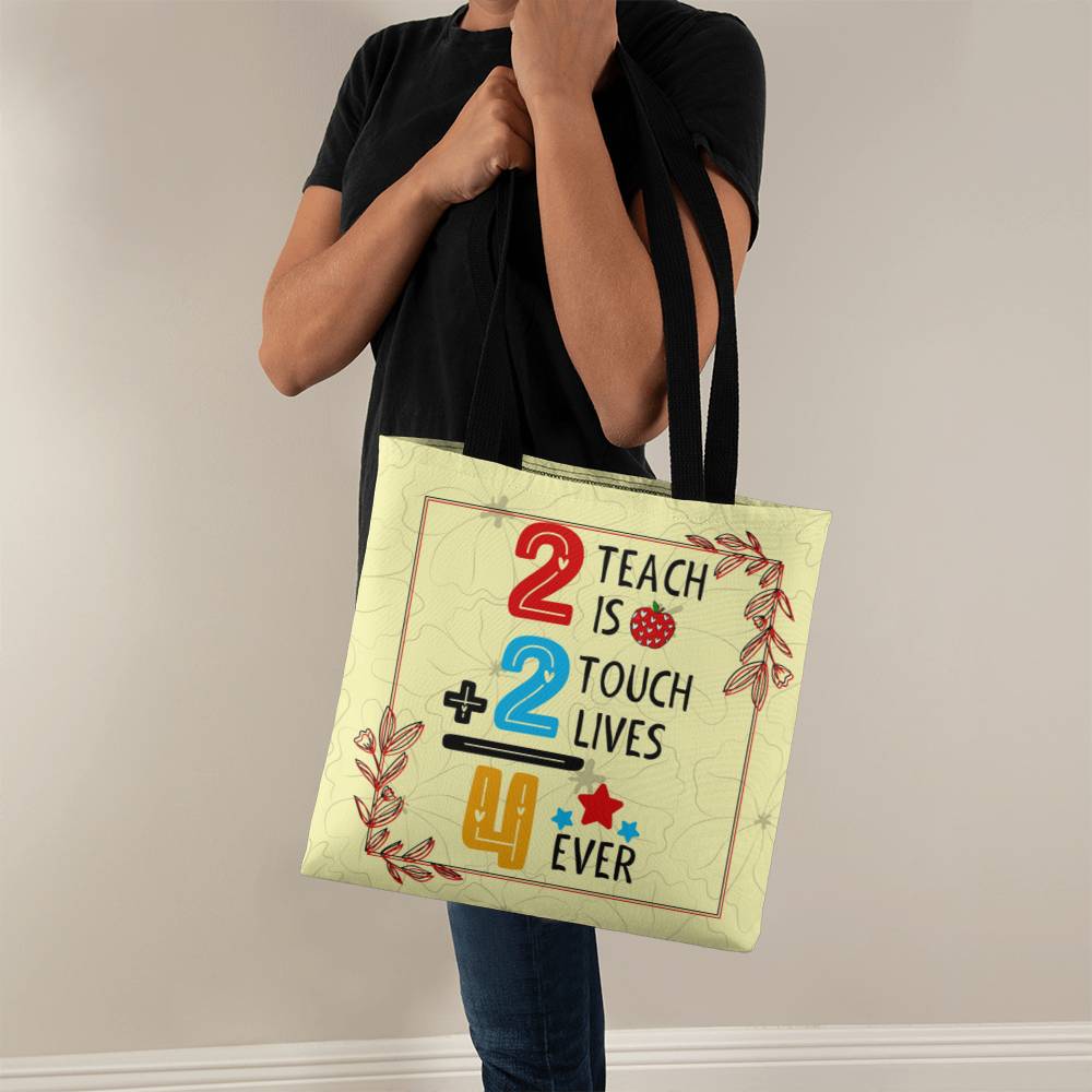 A Number Teacher Classic Yellow Tote Bag- a Gift for Teachers/Fathers/Mothers/Daughters/Sons.