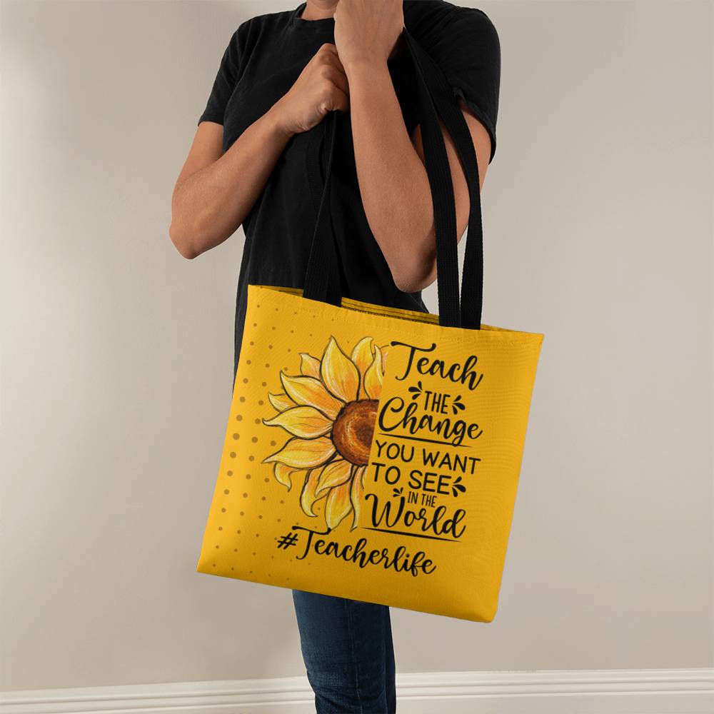 A Classic Teacher Yellow Tote Bag- a Gift for Teachers/Fathers/Mothers/Sons/Daughters.