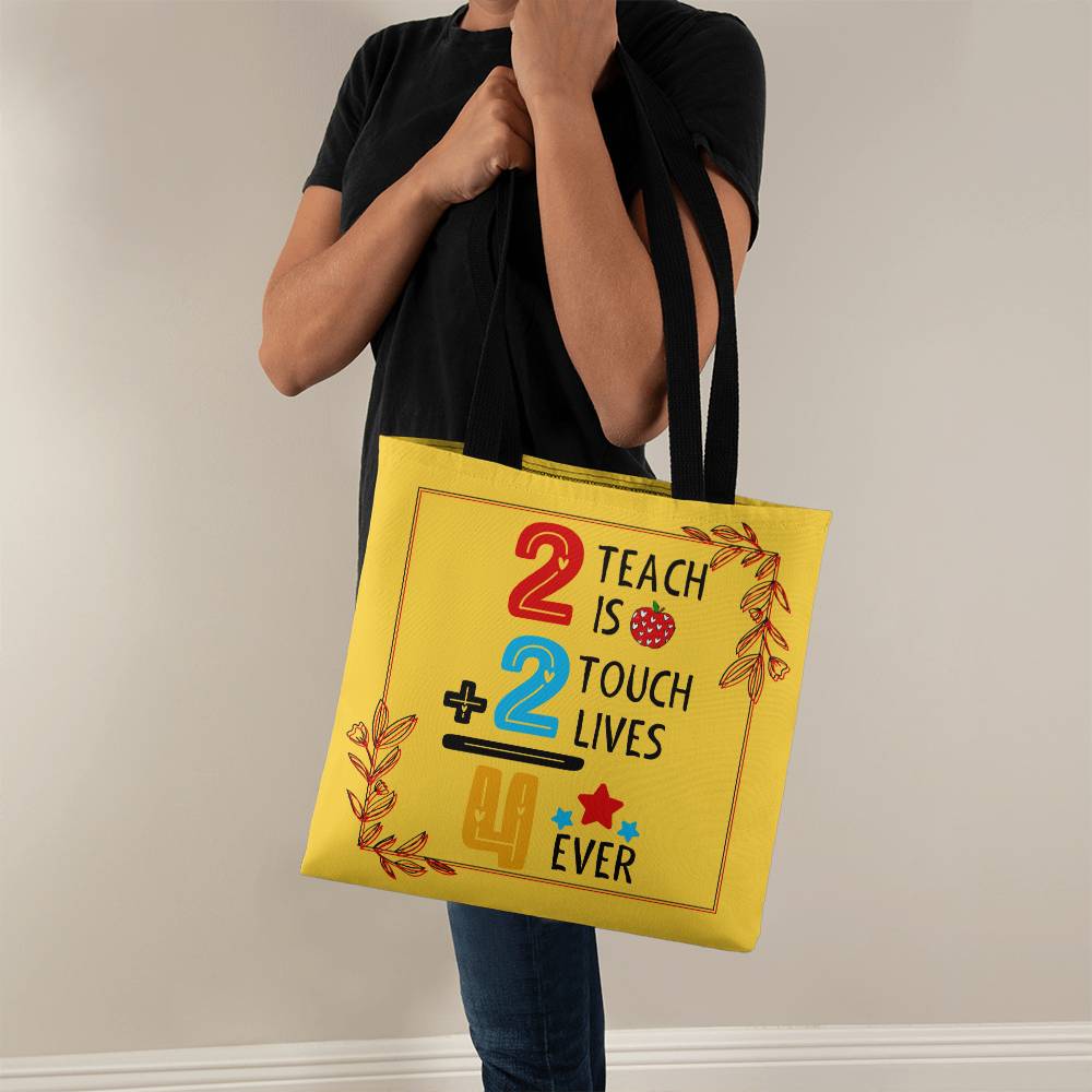 A Number Teacher Classic Yellow Tote Bag- a Gift for Teachers/Fathers/Mothers.