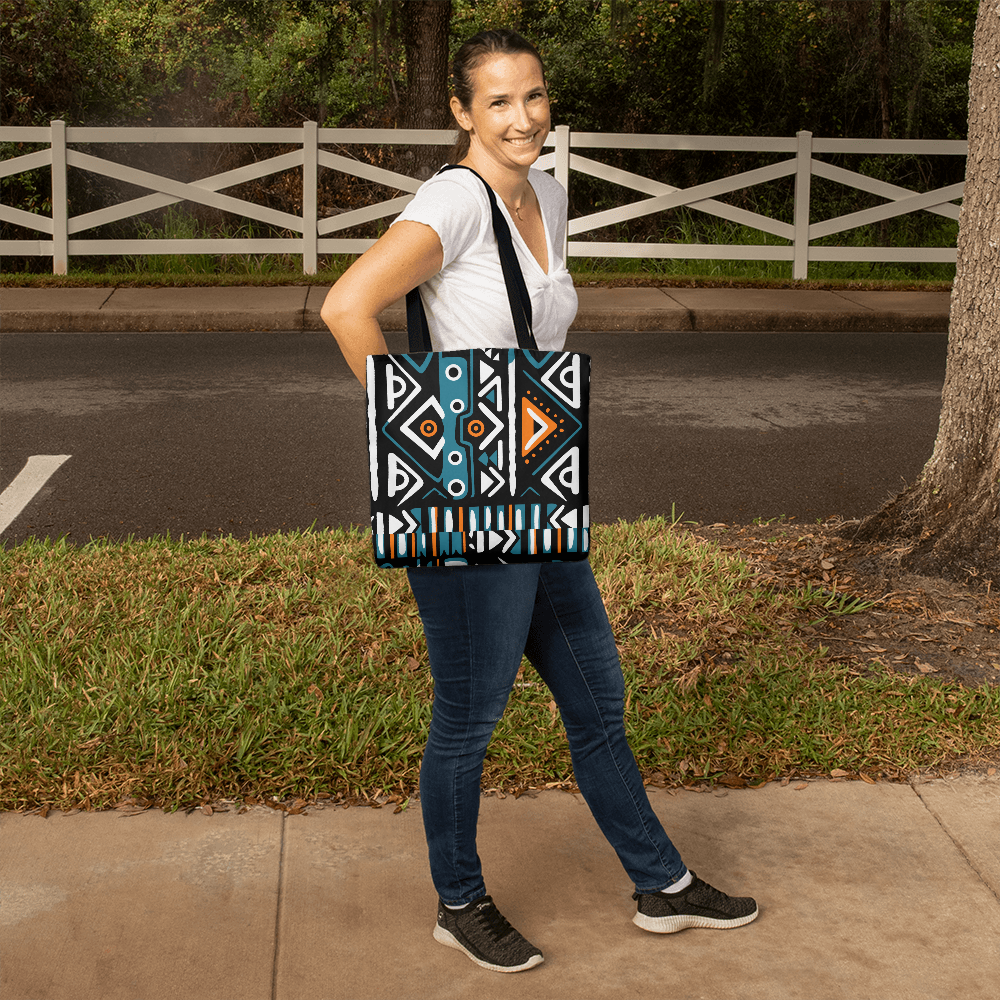 Geometric Classic Tote Bag a Gift for Mother/Daughter/Father.