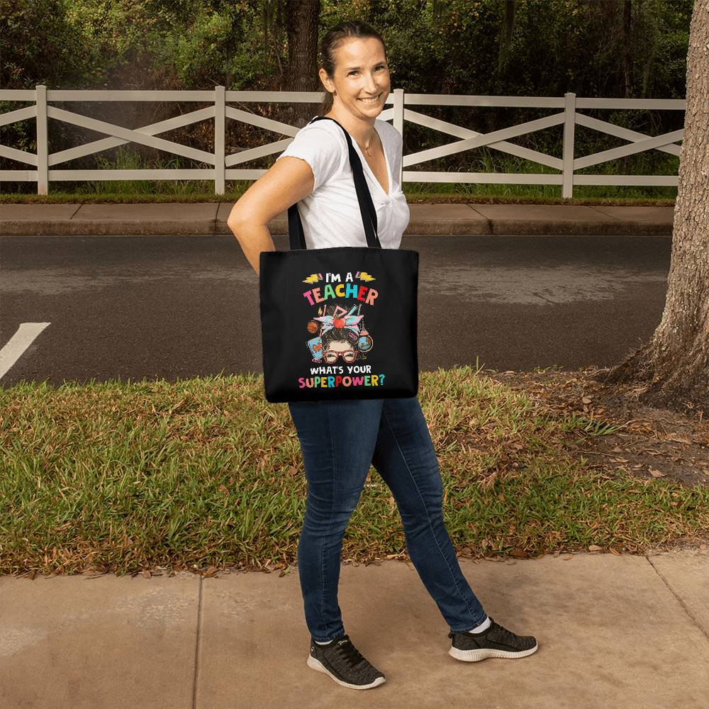 I'm a Teacher Classic Tote Bag- a Gift for Teachers/Fathers/Mothers.