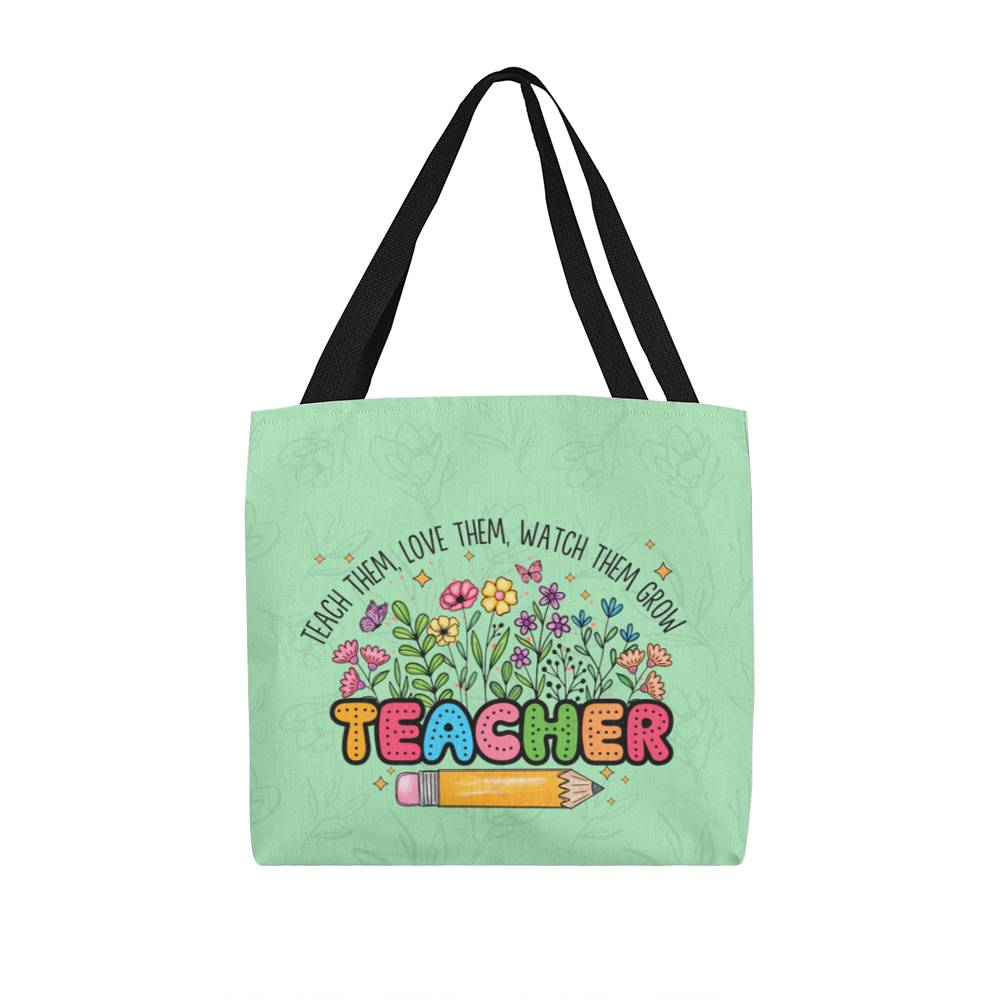 A Classic Teacher Green Tote Bag- a Gift for Teachers/Fathers/Mothers/Sons/Daughters.