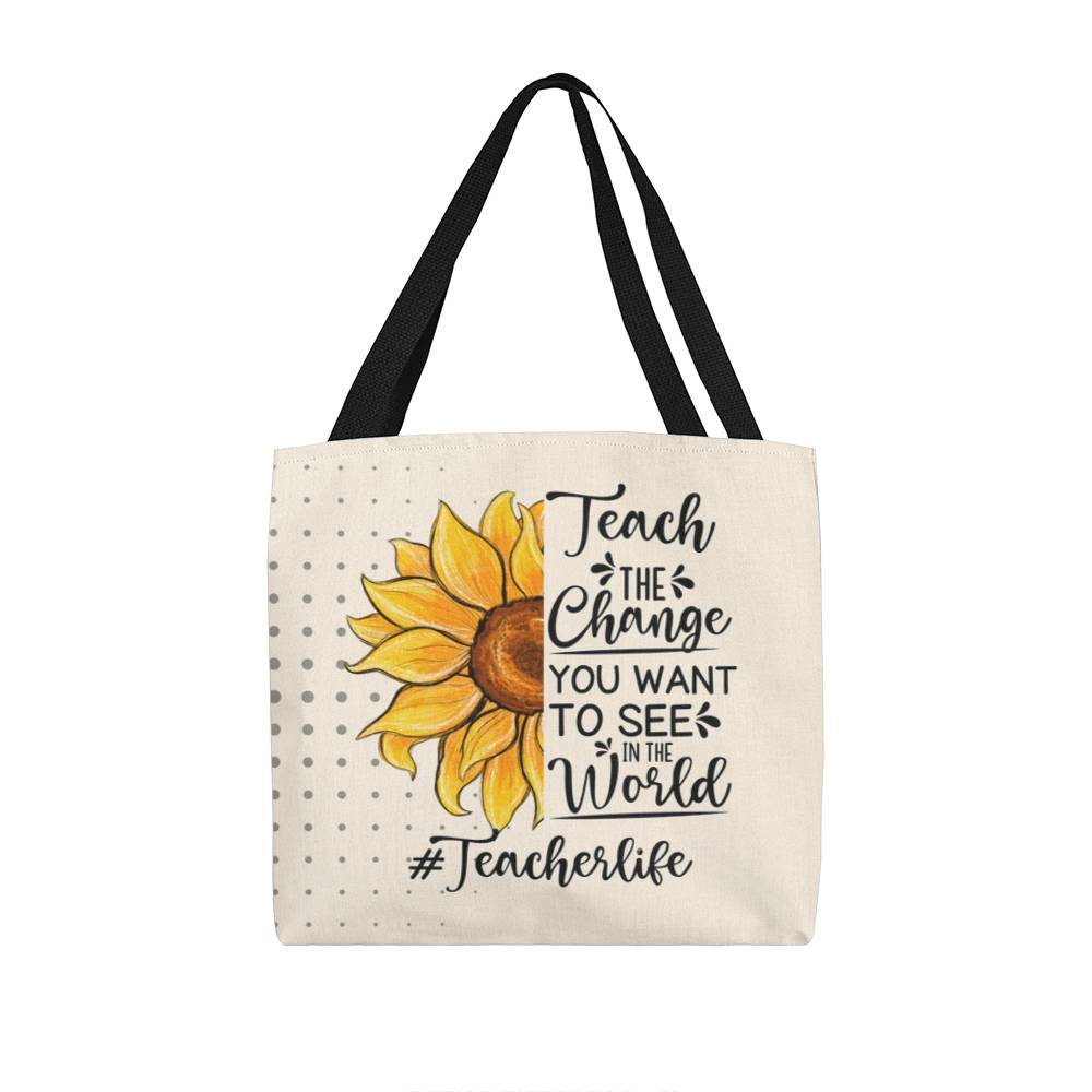 A Classic Teacher Yellow Tote Bag- a Gift for Teachers/Fathers/Mothers/Sons/Daughters.