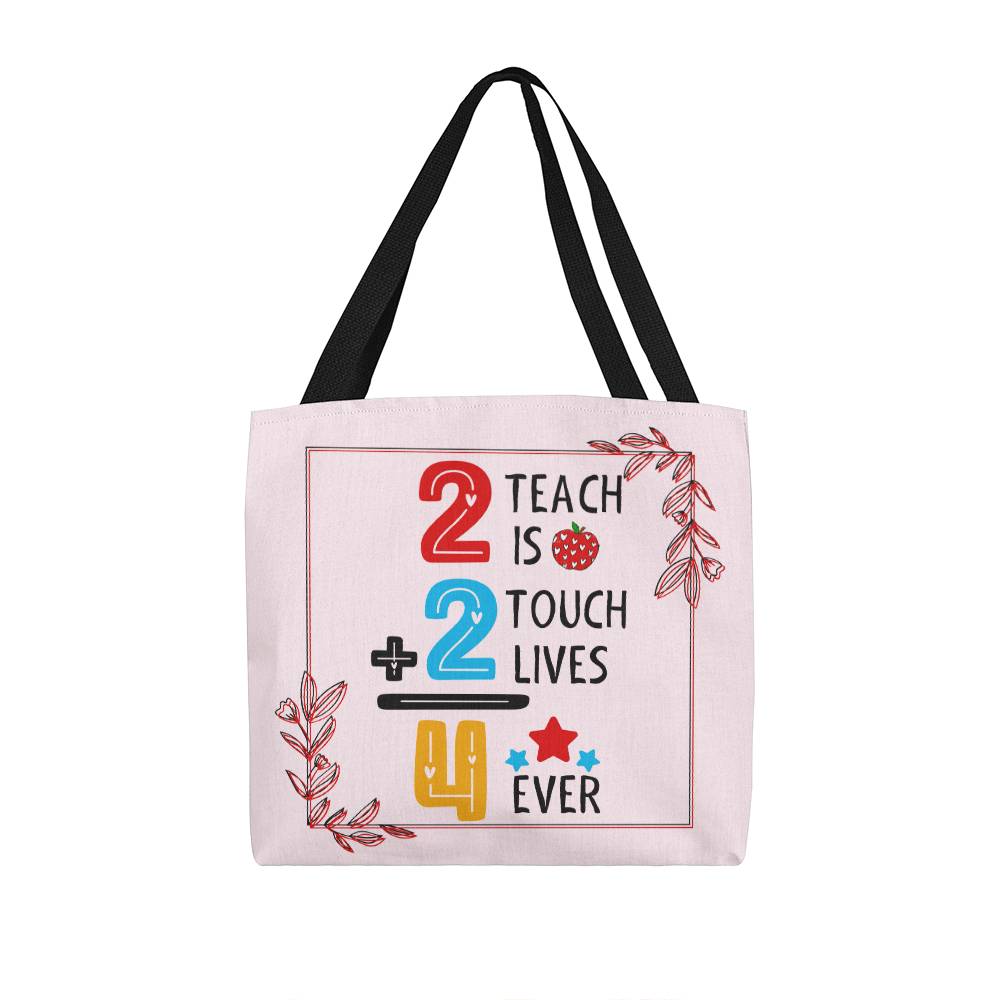 A Number Teacher Classic Pink Tote Bag- a Gift for Teachers/Fathers/Mothers.