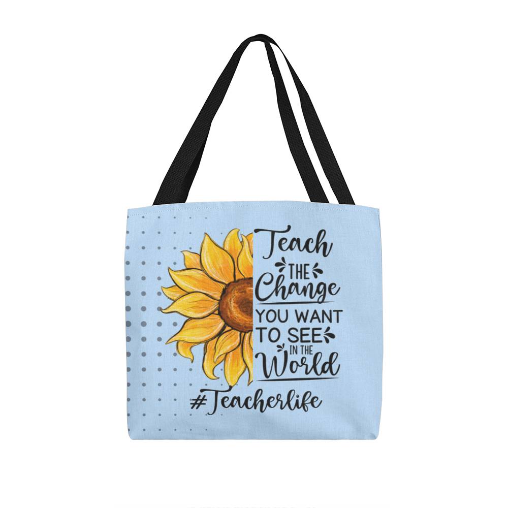 A Classic Teacher Blue Tote Bag- a Gift for Teachers/Fathers/Mothers/Sons/Daughters.
