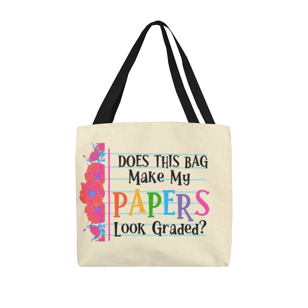 A Classic Teacher Yellow Tote Bag- a Gift for Teachers/Fathers/Mothers/Sons/Daughters.