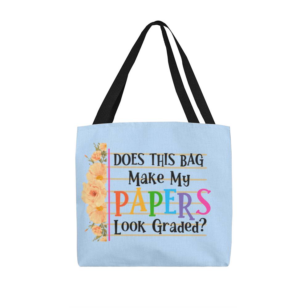 A Classic Teacher Blue Tote Bag- a Gift for Teachers/Fathers/Mothers/Sons/Daughters.