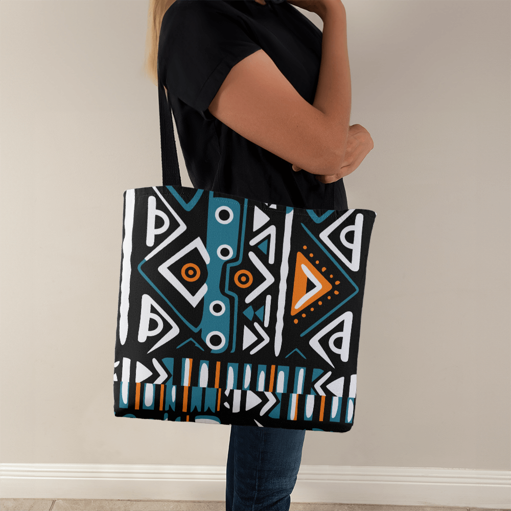 Geometric Classic Tote Bag a Gift for Mother/Daughter/Father.