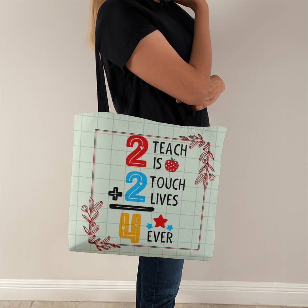 A Number Teacher Classic Green Tote Bag- a Gift for Teachers/Fathers/Mothers/Daughters/Sons.