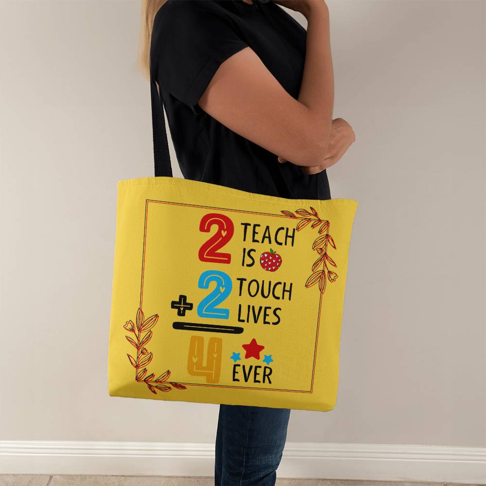 A Number Teacher Classic Yellow Tote Bag- a Gift for Teachers/Fathers/Mothers.