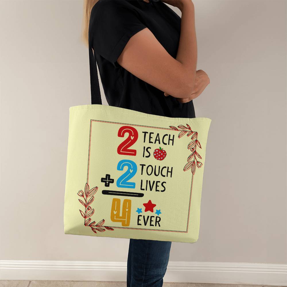 A Number Teacher Classic Yellow Tote Bag- a Gift for Teachers/Fathers/Mothers.