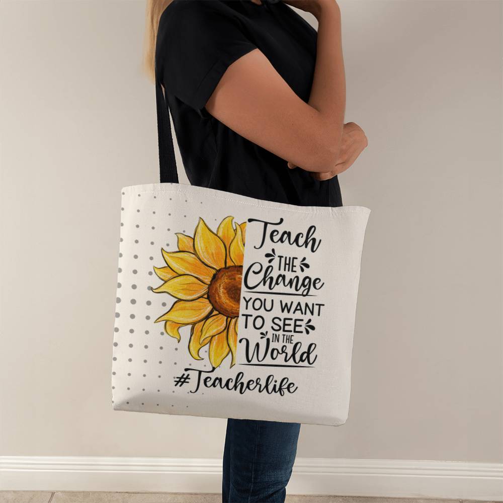 A Classic Teacher Yellow Tote Bag- a Gift for Teachers/Fathers/Mothers/Sons/Daughters.