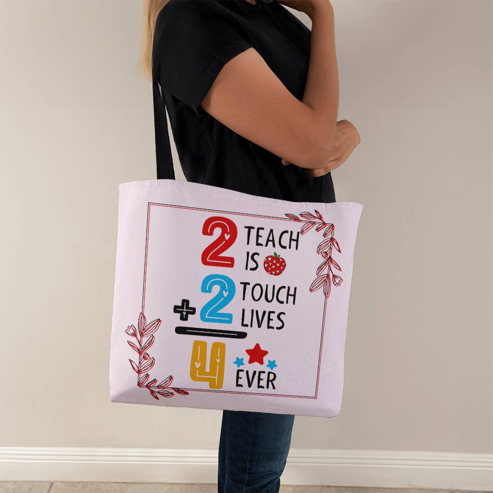 A Number Teacher Classic Pink Tote Bag- a Gift for Teachers/Fathers/Mothers.