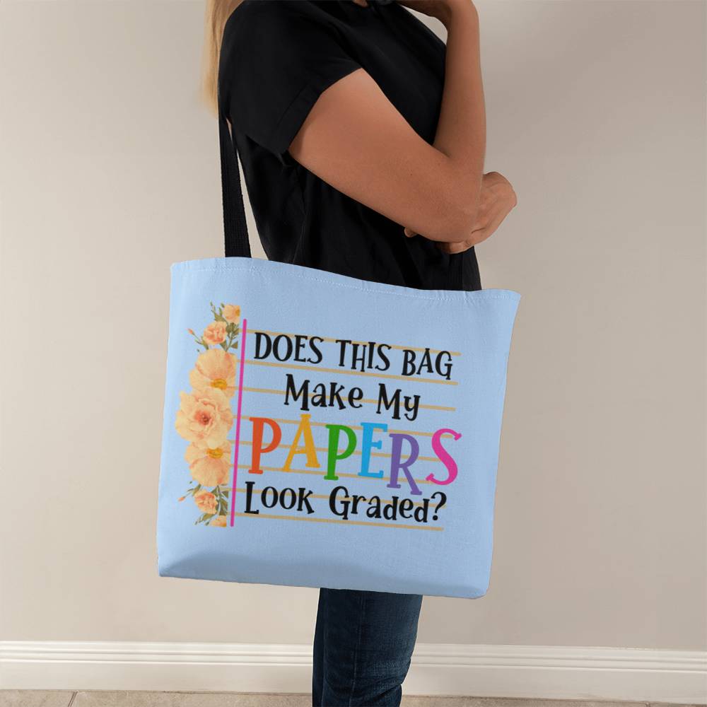 A Classic Teacher Blue Tote Bag- a Gift for Teachers/Fathers/Mothers/Sons/Daughters.