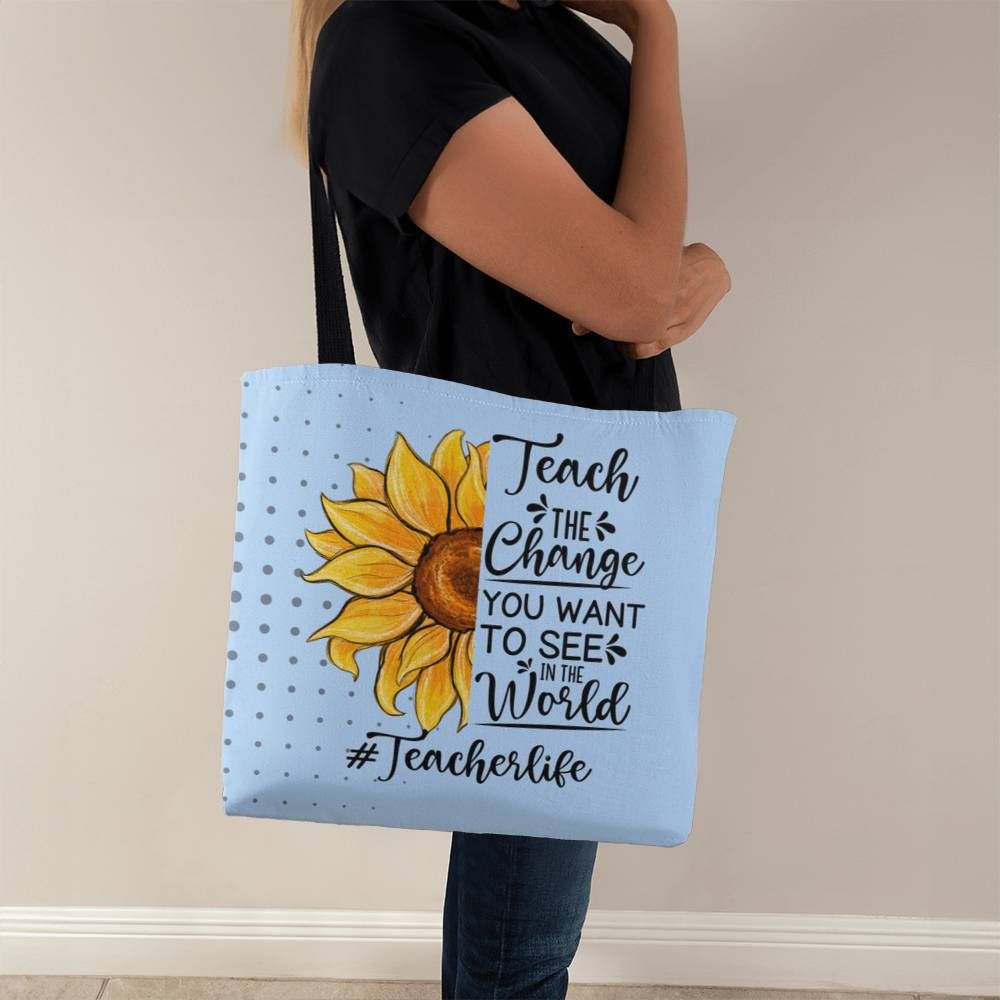 A Classic Teacher Blue Tote Bag- a Gift for Teachers/Fathers/Mothers/Sons/Daughters.