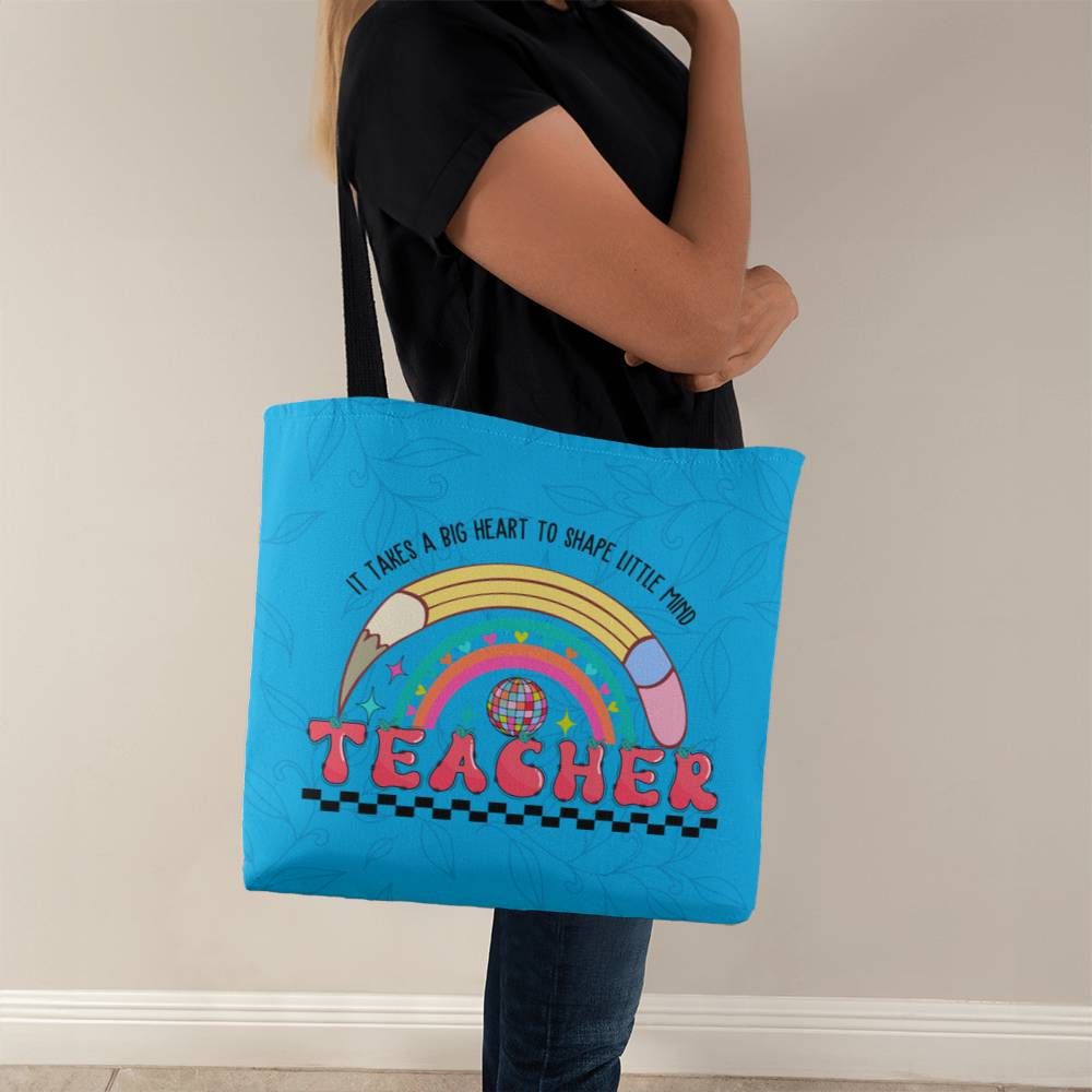 A Classic Teacher Blue Tote Bag- a Gift for Teachers/Fathers/Mothers/Sons/Daughters.