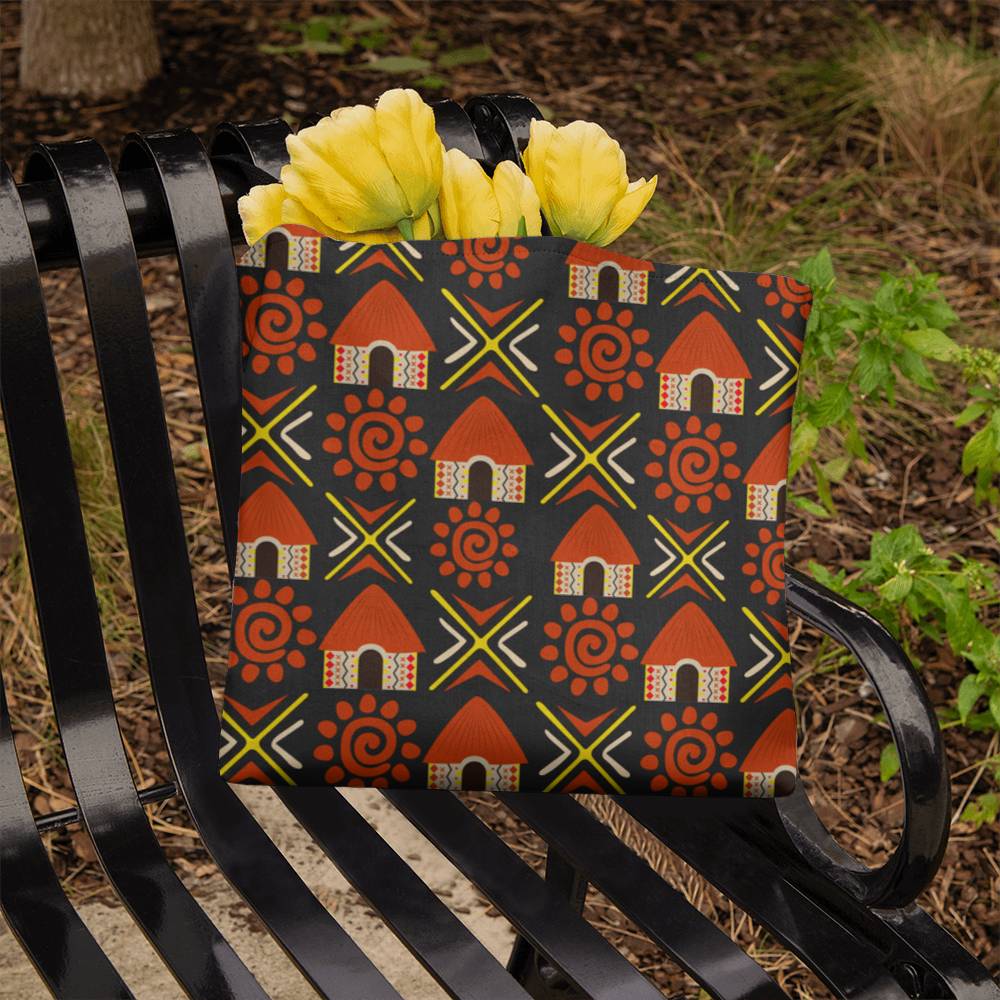 Tribal Huts Classic Tote for Wives/Mom/Sisters/Girlfriends
