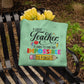 A Great Teacher Classic Blue Tote Bag- a Gift for Teachers/Fathers/Mothers/Sons/Daughters.