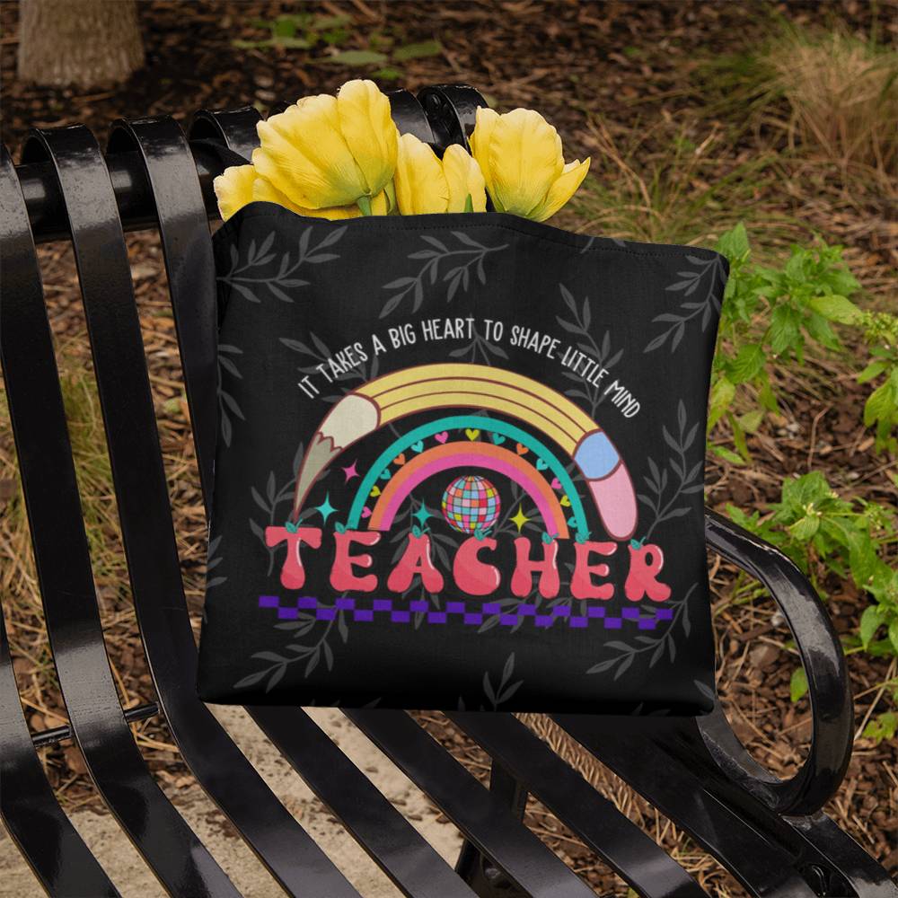 A Classic Teacher Green Tote Bag-  a Gift for Teachers/Fathers/Mothers/Sons/Daughters.