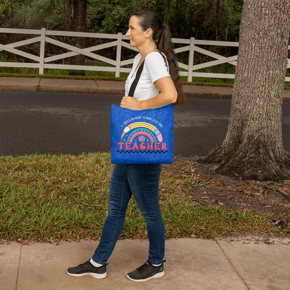 A Classic Teacher Green Tote Bag-  a Gift for Teachers/Fathers/Mothers/Sons/Daughters.