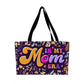 Mom's Blossom Era Weekender Tote Bag: The Perfect Companion for Her Every Adventure- A Gift for Mothers/Wives/Daughter.